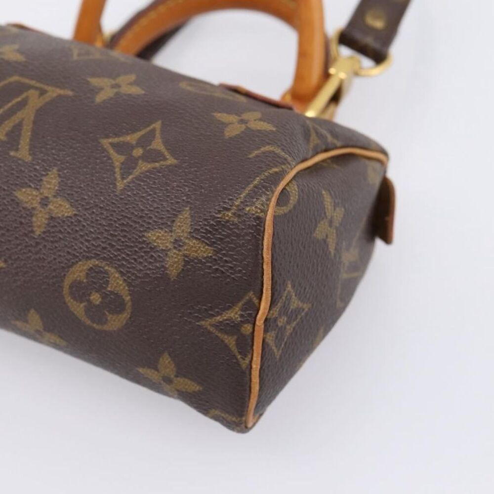 Louis Vuitton Speedy Mini Hl Monogram Canvas Brown Canvas Handbag - Picture 6 of 16
